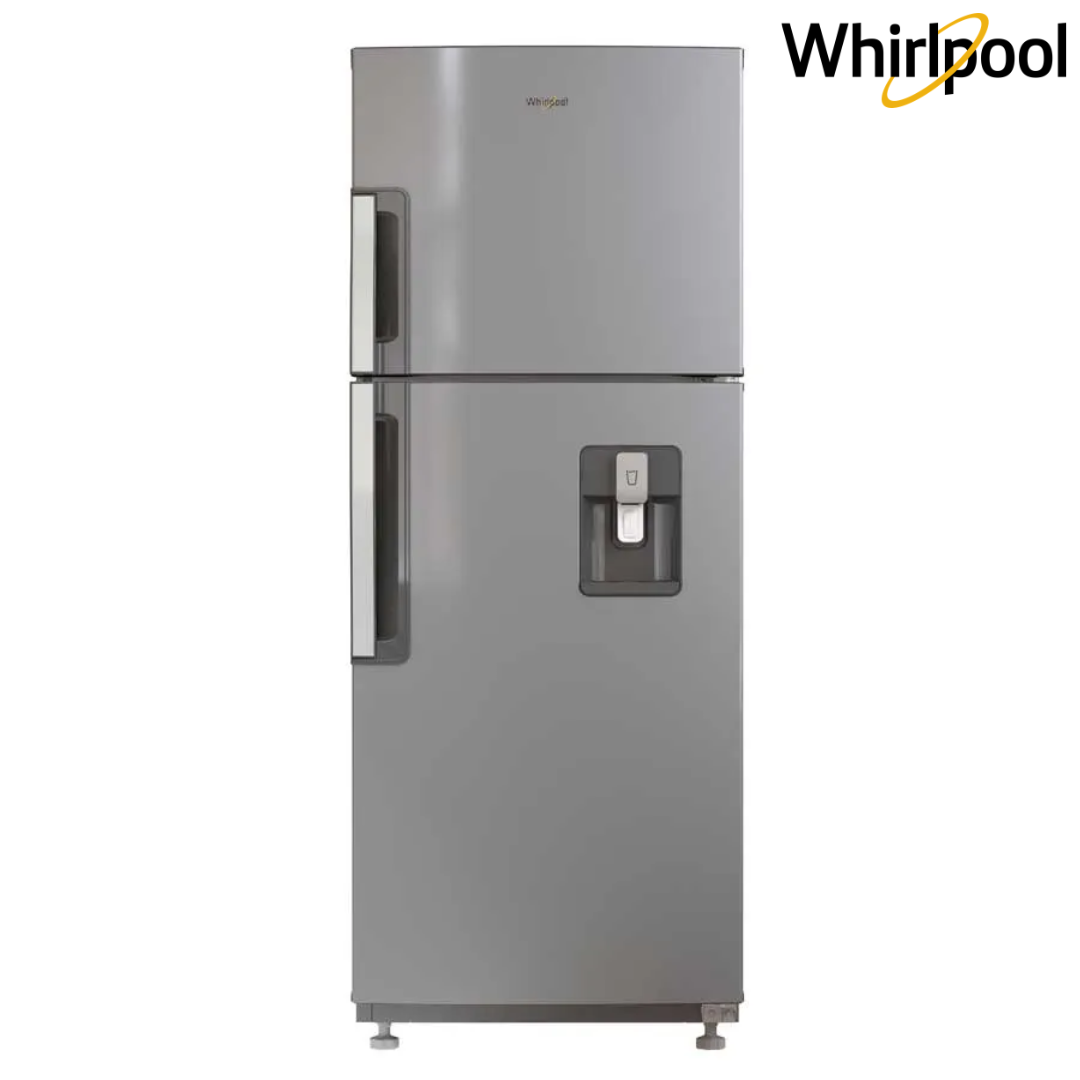 Refrigeradora Whirlpool Top Mount 9p3 264.9L Acero Inoxidable con Dispensador de Agua – Modelo WRW25CKTWW Nevera.