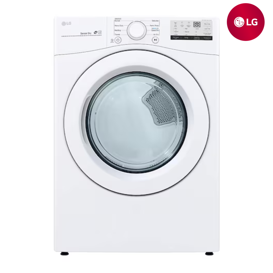 Secadora a Gas Carga Frontal 20kg Smart Diagnosis Sensor Dry Flow Sense Blanco LG DF20WV2W LG