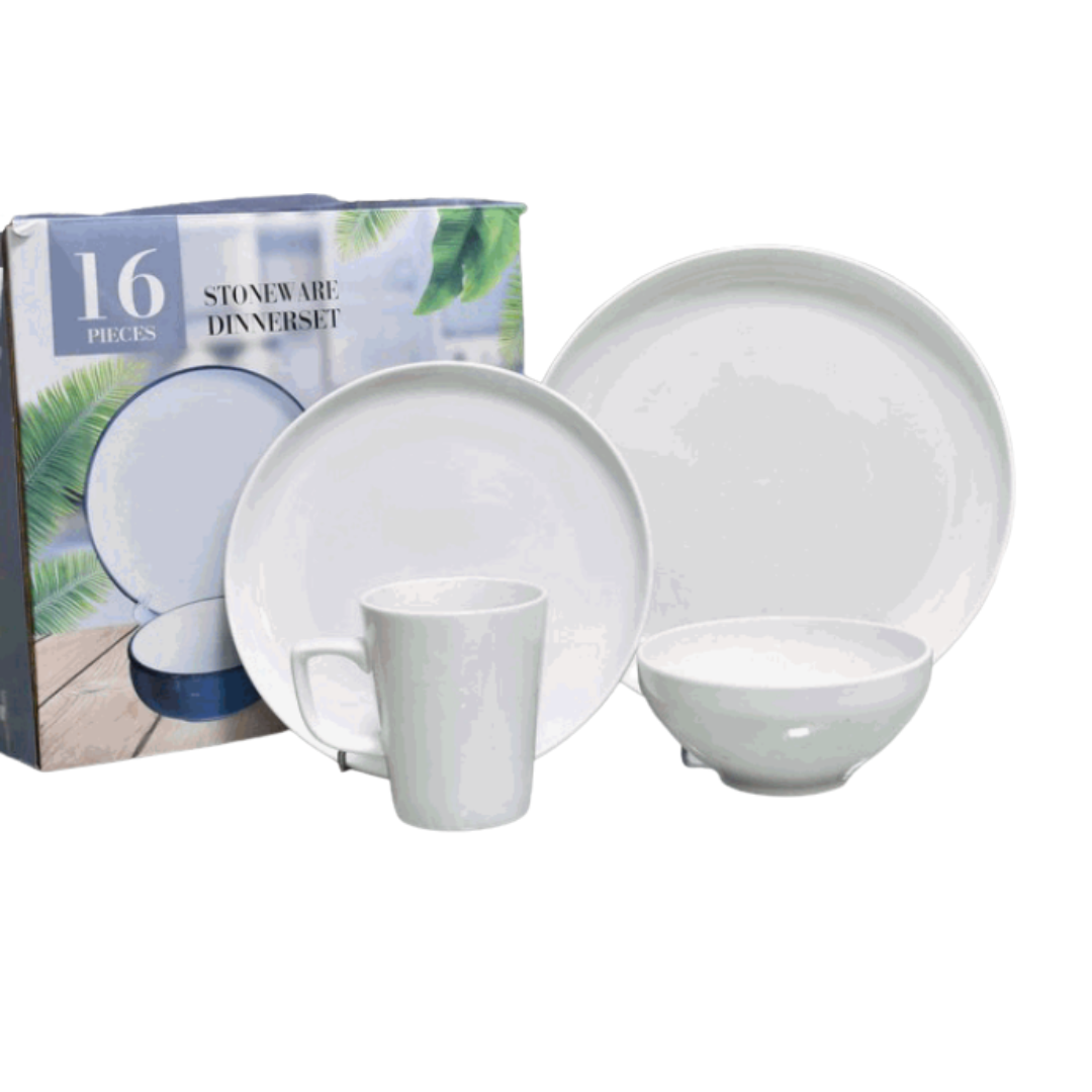 Set de 16 Vajillas de Porcelana ST-5614 Selecto