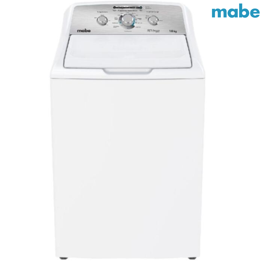 Lavadora Carga Superior 18kg Automática Aqua Saver Mabe LMA78113CBAB0 Mabe