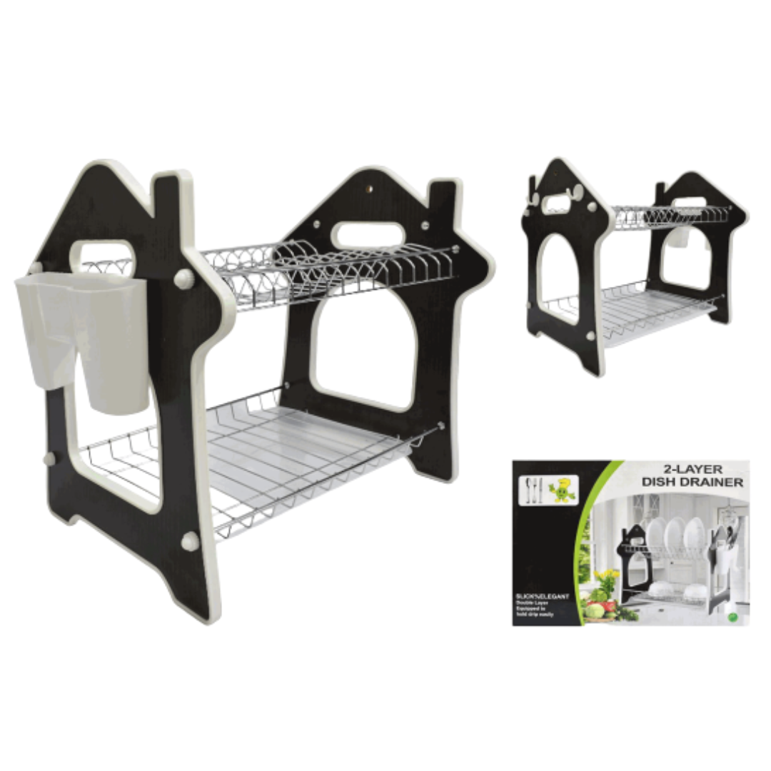 Escurridor de Platos 2 Niveles 54x12x31cm LHC-DA-6 Selecto