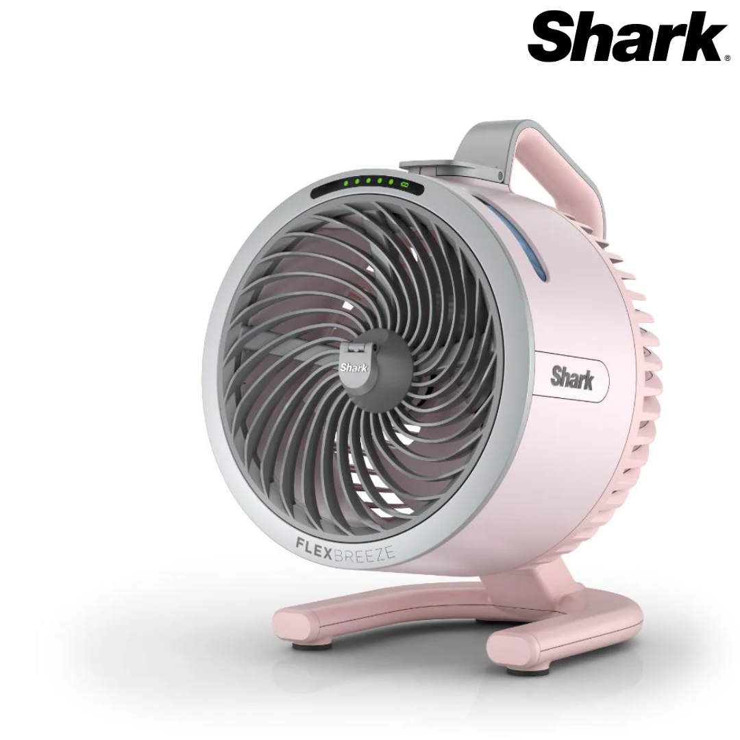 (LLEGANDO 5 DE MAYO) Ventilador Abanico Portátil FlexBreeze HydroGo Rosado Shark FA052PK