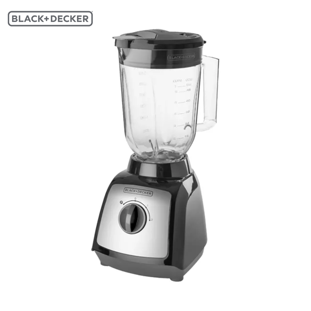 Licuadora DURAPRO Jarra Plástica 1.25L 2 Velocidades 550W Black and Decker BLBD-202PB BLACK + DECKER