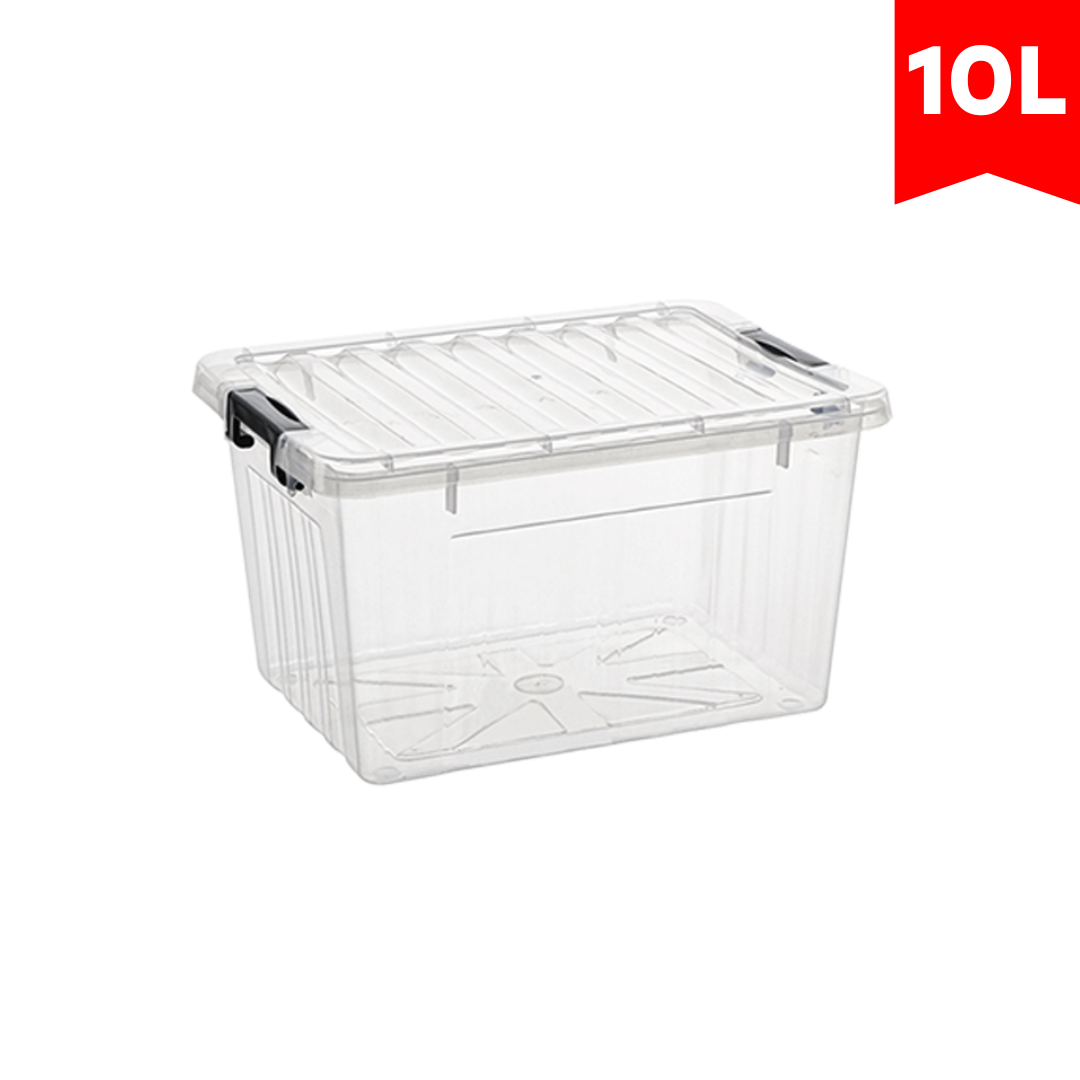 Contenedor Organizador de Almacenamientos Plástico 10L Libre de BPA QS005 Selecto