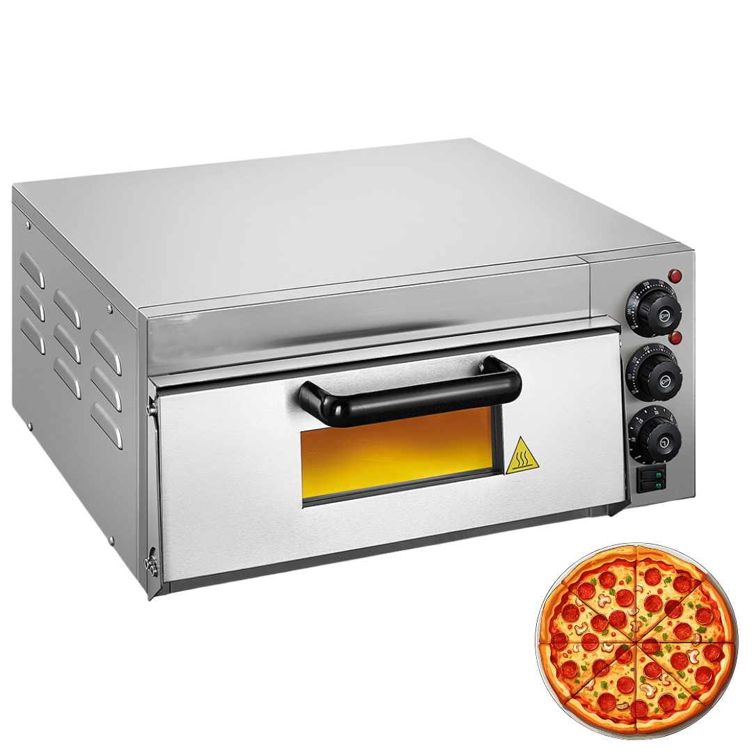 Horno Eléctrico para Pizza de 1 Nivel 220V/60Hz HEP-1ST