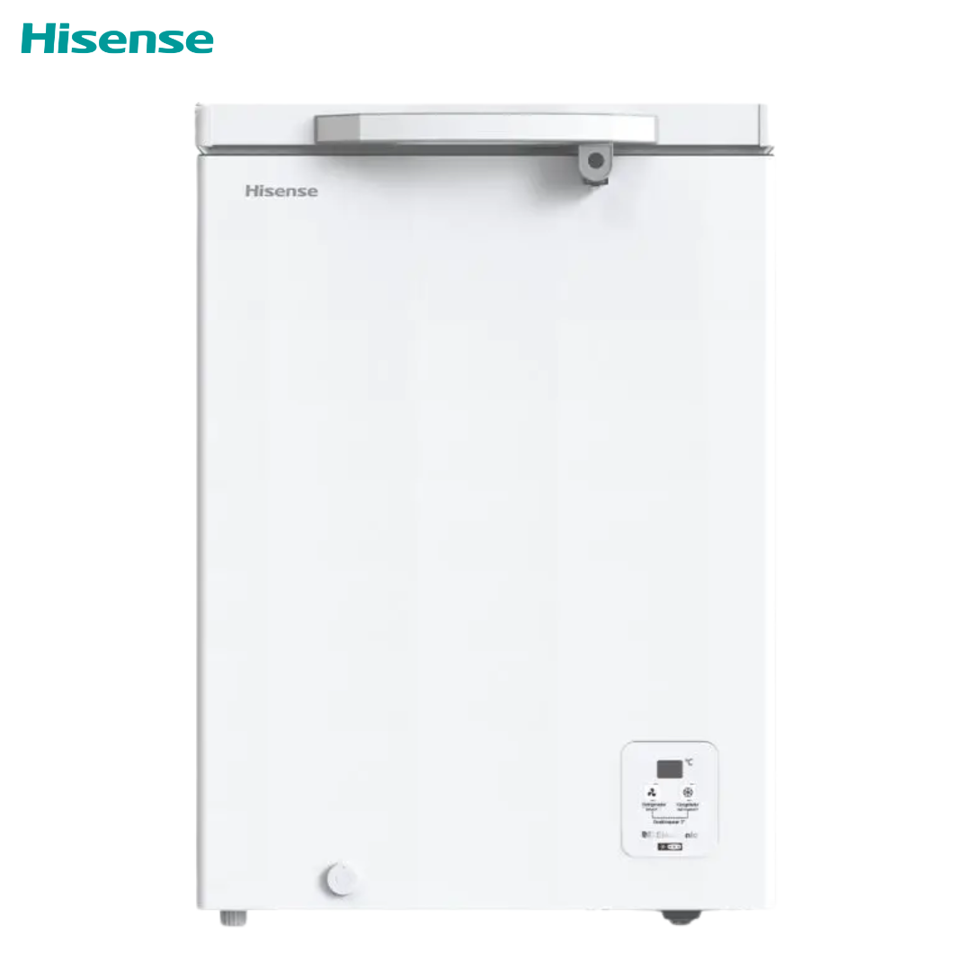 Congelador Horizontal Hisense FT100N1SWR 97L/3.4P3 Convertible con Super Freeze