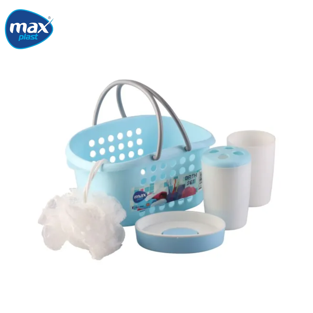 Set 4 Piezas para Baño Ducha Max Plast MAX-1637