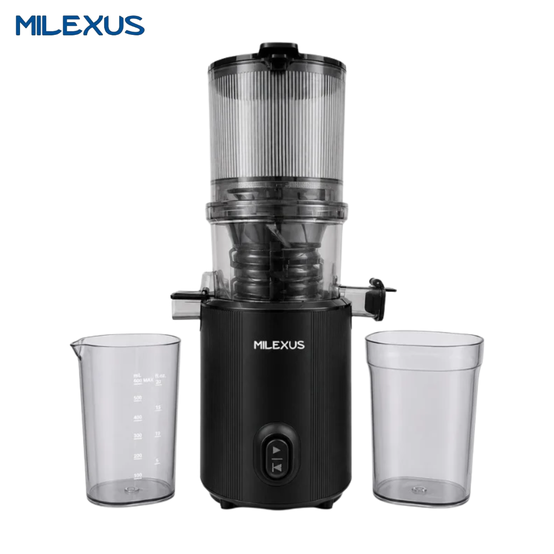 Extractor de Jugos Milexus Tipo Prensa Lenta para Frutas y Vegetales con Separación de Pulpa – ML-JC431