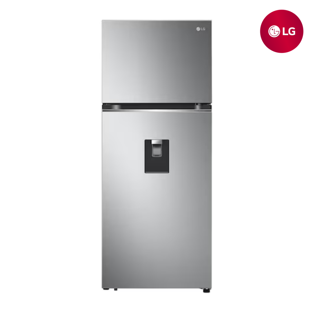 Refrigeradora Top Freezer 9p3 Silver con Dispensador de Agua Door Cooling+ LG VT29WPP