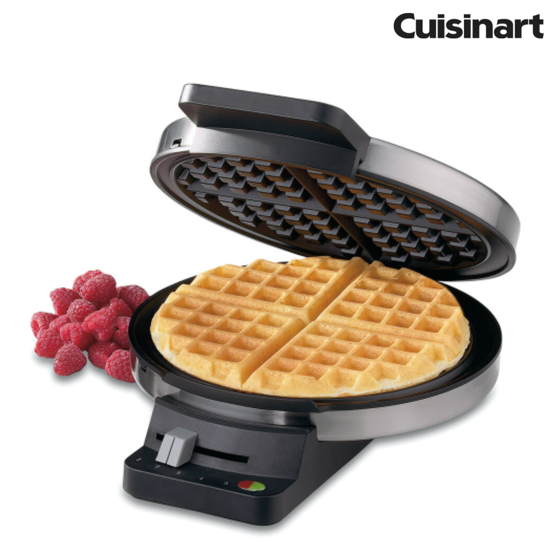 Waflera Eléctrica Redondo Cuisinart WMR-CANAS Waffle. Wafle. CUISINART