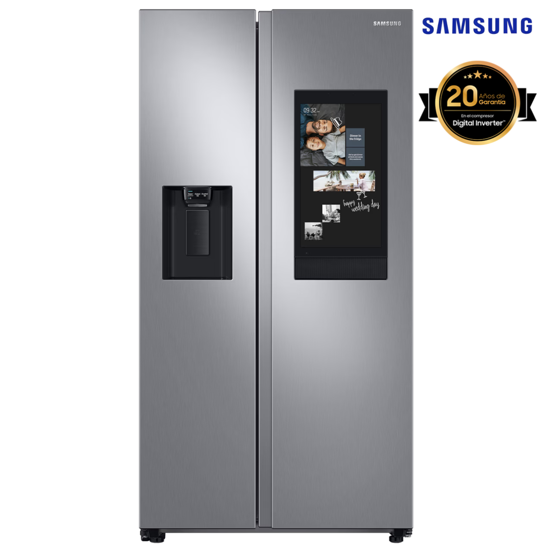 Refrigeradora Side by Side 22p3 Family Hub Space Max WiFi Samsung RS22A5561S9/AP Samsung