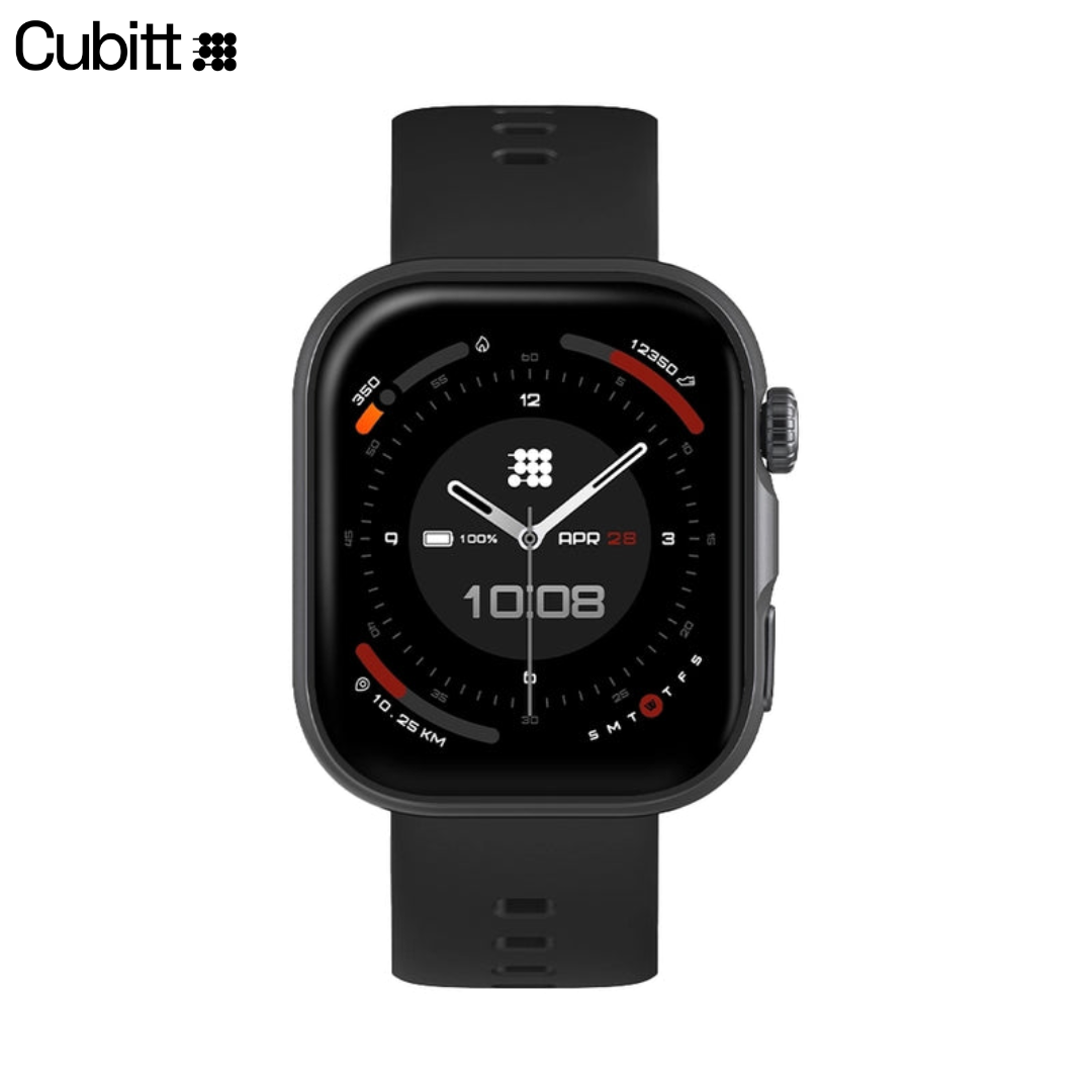 Smartwatch Reloj Inteligente Cubitt VIVA 2 Obsidian Black con Pantalla AMOLED 1.85", Llamadas Bluetooth y VITA AI CT-VIVA2-1