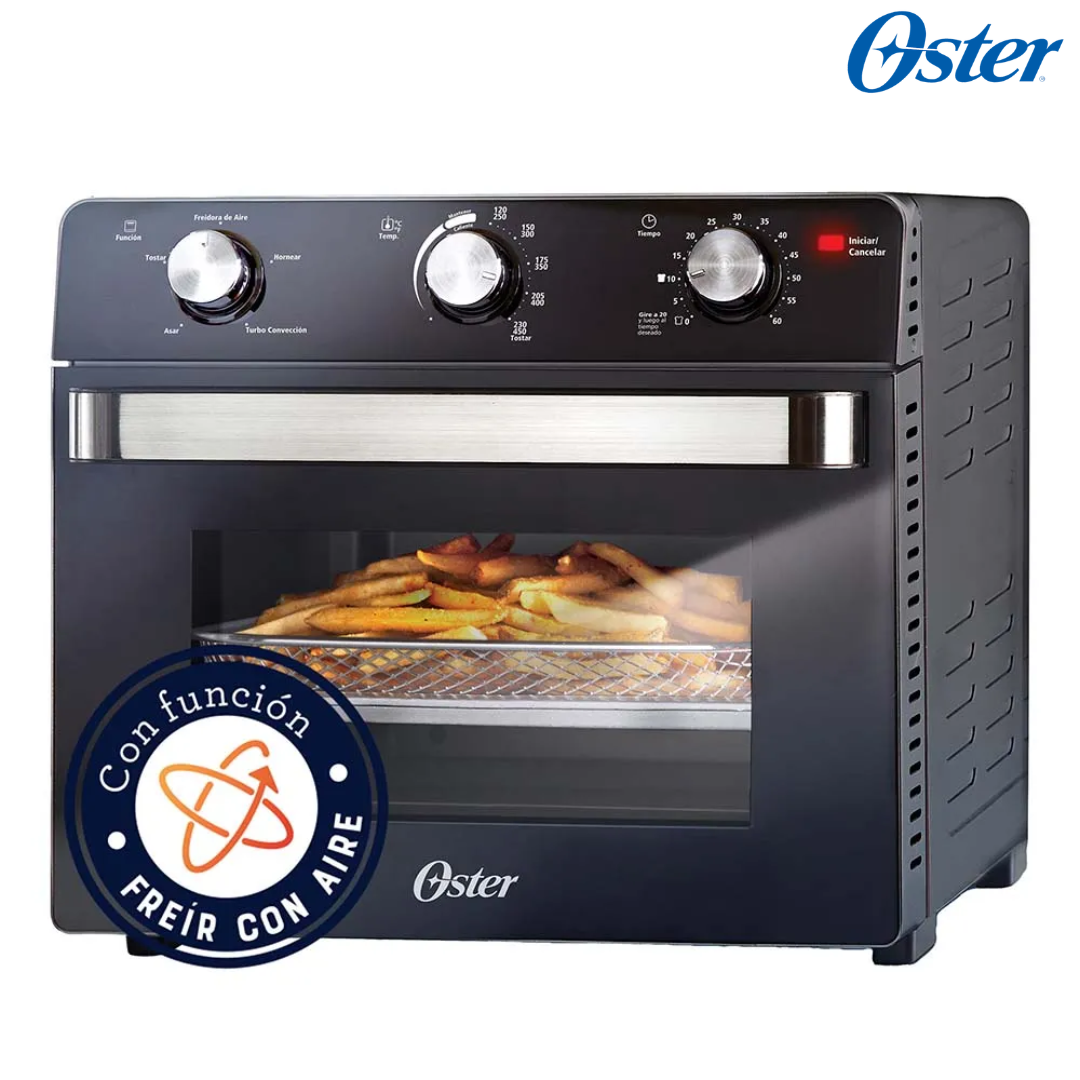 Horno con Freidora de Aire 22L Antiadherente Negro Oster TSSTTVMAF1NS OSTER