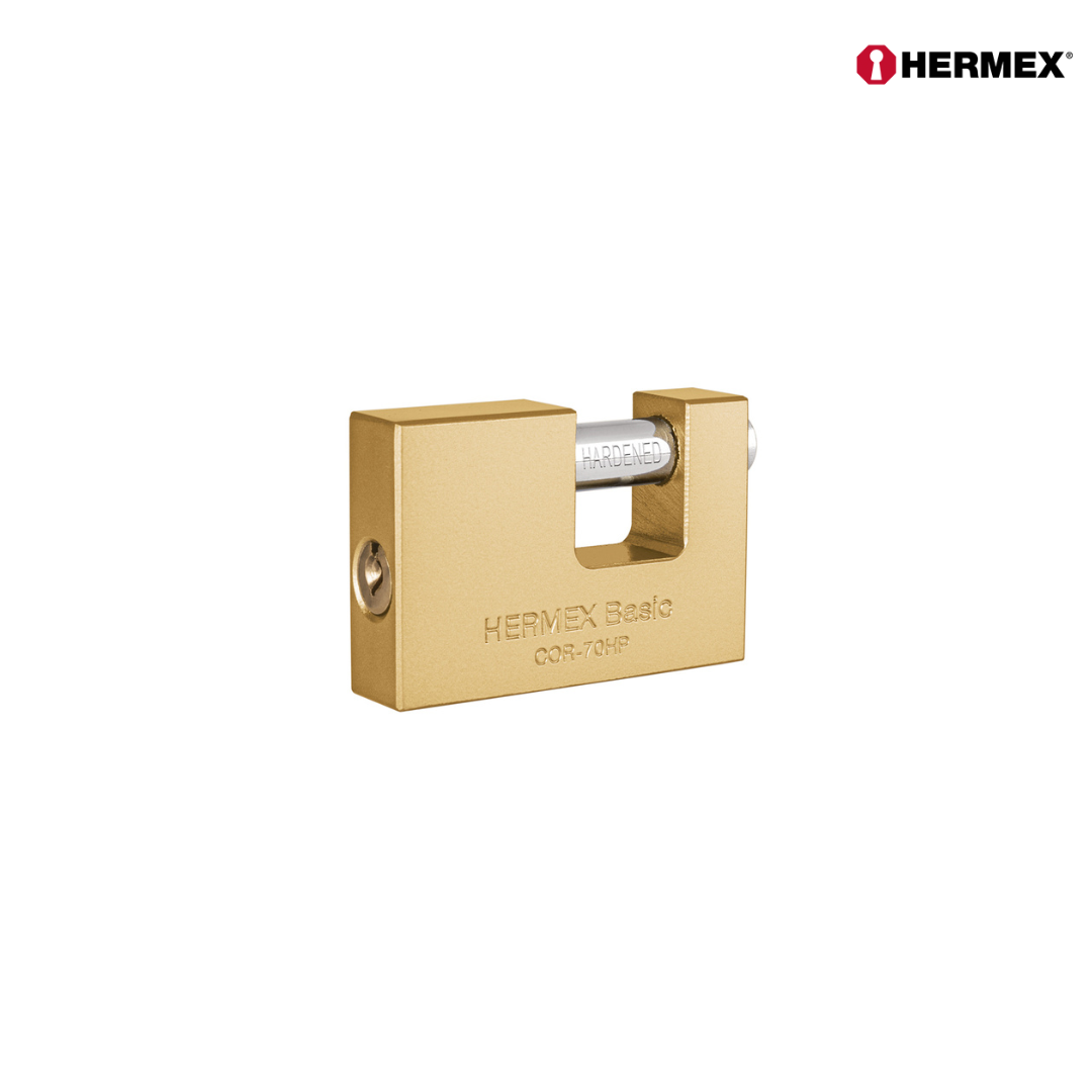 Candado Antipalanca 70mm Cuerpo de Hierro Hermex 23540 COR-70HP Hermex