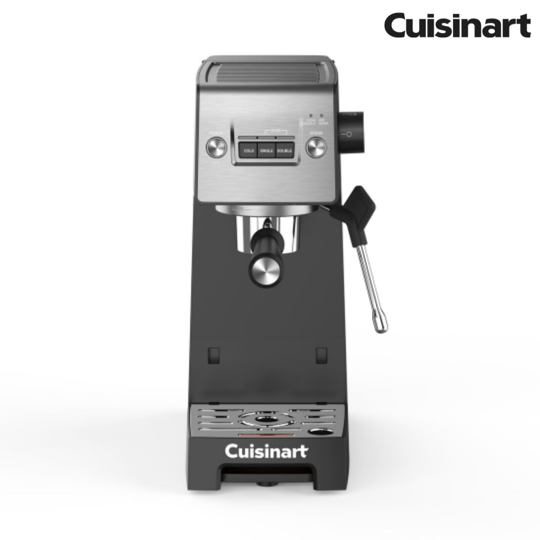 Cafetera de Café Espresso Bar Slim 15 Bares 1.5L Cuisinart EM-160 Coffee. Expresso. CUISINART