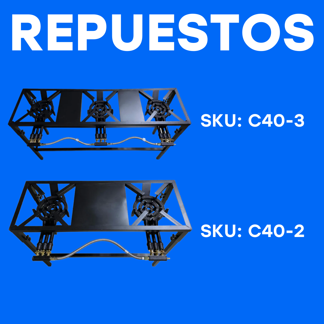 Repuestos para Estufas de Hierro C40-3 / C40-2 Selecto
