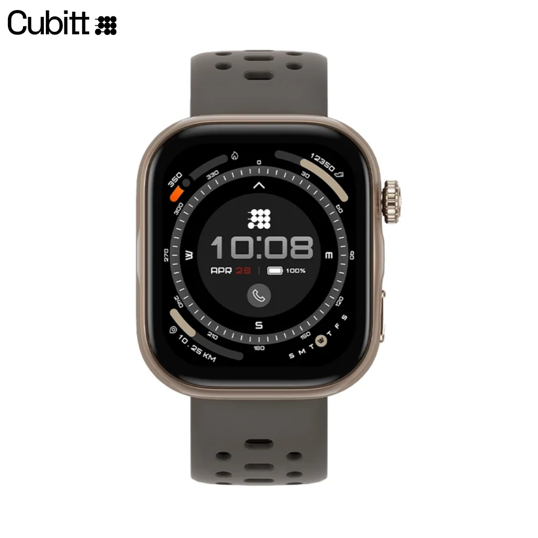 Smartwatch Reloj Inteligente Cubitt VIVA Pro 2 Mocha Brown con GPS Integrado, Pantalla AMOLED 1.85" y VITA AI CT-VIVAP2-9
