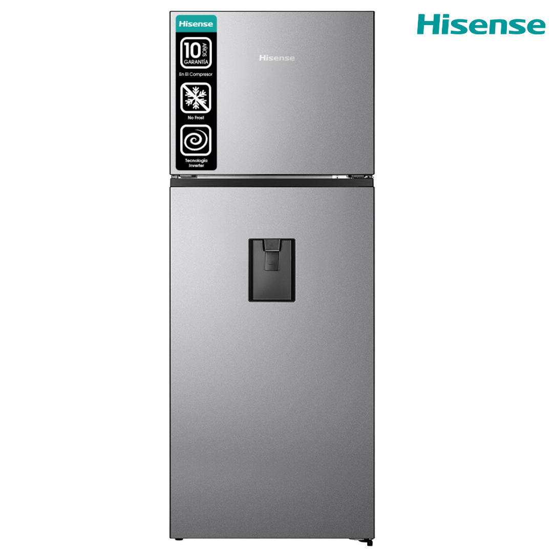 Refrigeradora Top Mount con Dispensador de Agua 16.3p3 Inverter Hisense RT16N6CDX HISENSE