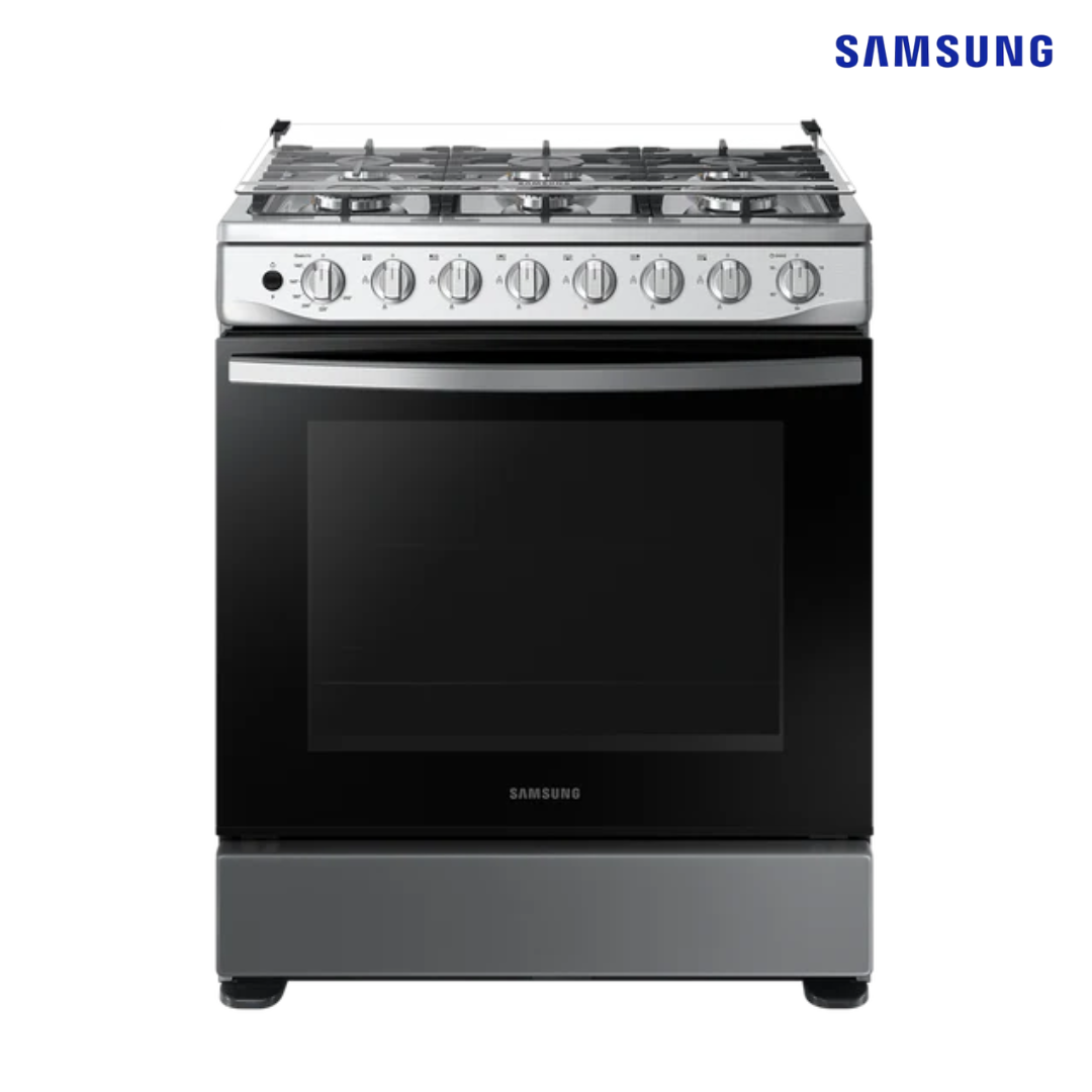 Estufa con Horno 6 Quemadores 30" a Gas Acero Inoxidable Easy Clean Samsung NX52T5511LS/AP Samsung