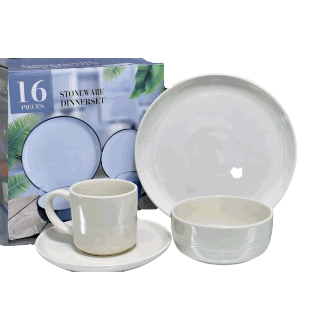 Set de 16 Vajillas de Porcelana ST-5027 Selecto