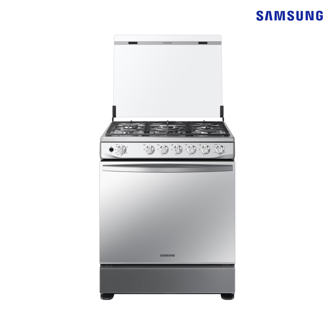 Estufa con Horno 5 Quemadores 30" a Gas Acero Inoxidable Samsung NX52T7522LS/AP
