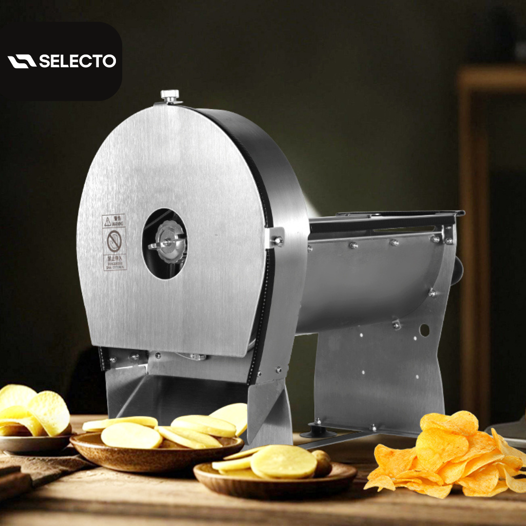 Máquina Rebanadora de Plátanos y Vegetales Automática 40W SL-08