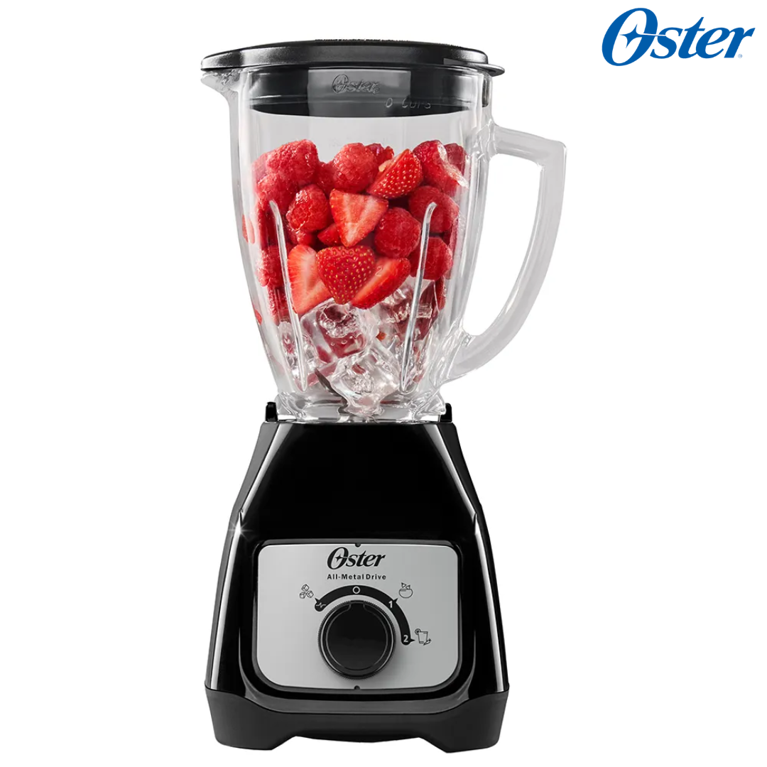 Licuadora Jarra de Vidrio 1.5L 800W 2 velocidades + Pulso Negro Oster BLSTKAG-BRD Oster
