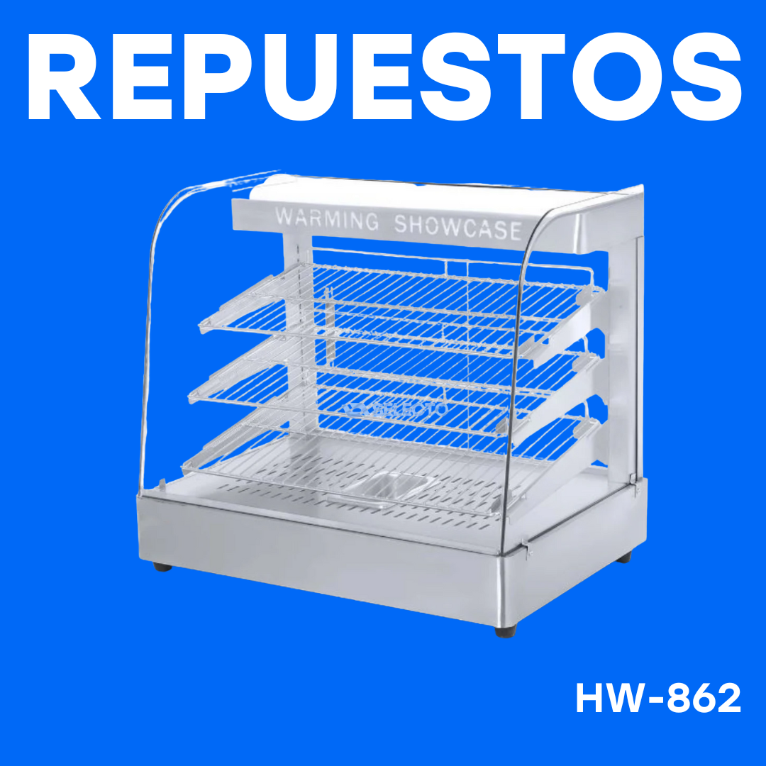 Repuestos de Vitrina Calentadora HW-862 Selecto