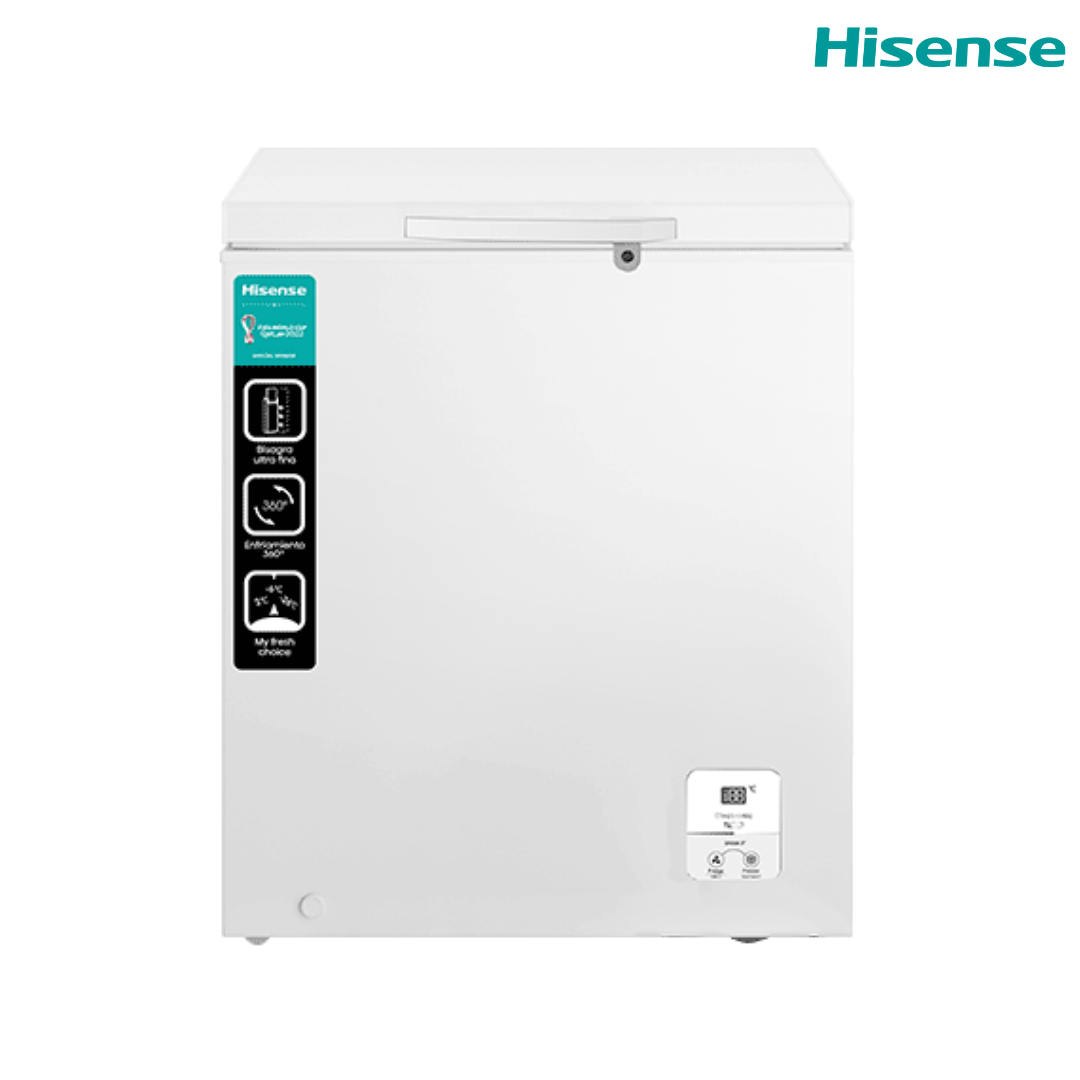 Congelador Horizontal 5.0p3 My Fresh Choice Blanco Hisense FC50D6BWXE Freezer. HISENSE