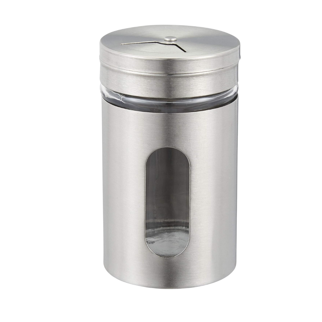 Envase para Condimentos de Vidrio con Metal FSK8757 Sal. Condimenteros. Pimienta. Selecto