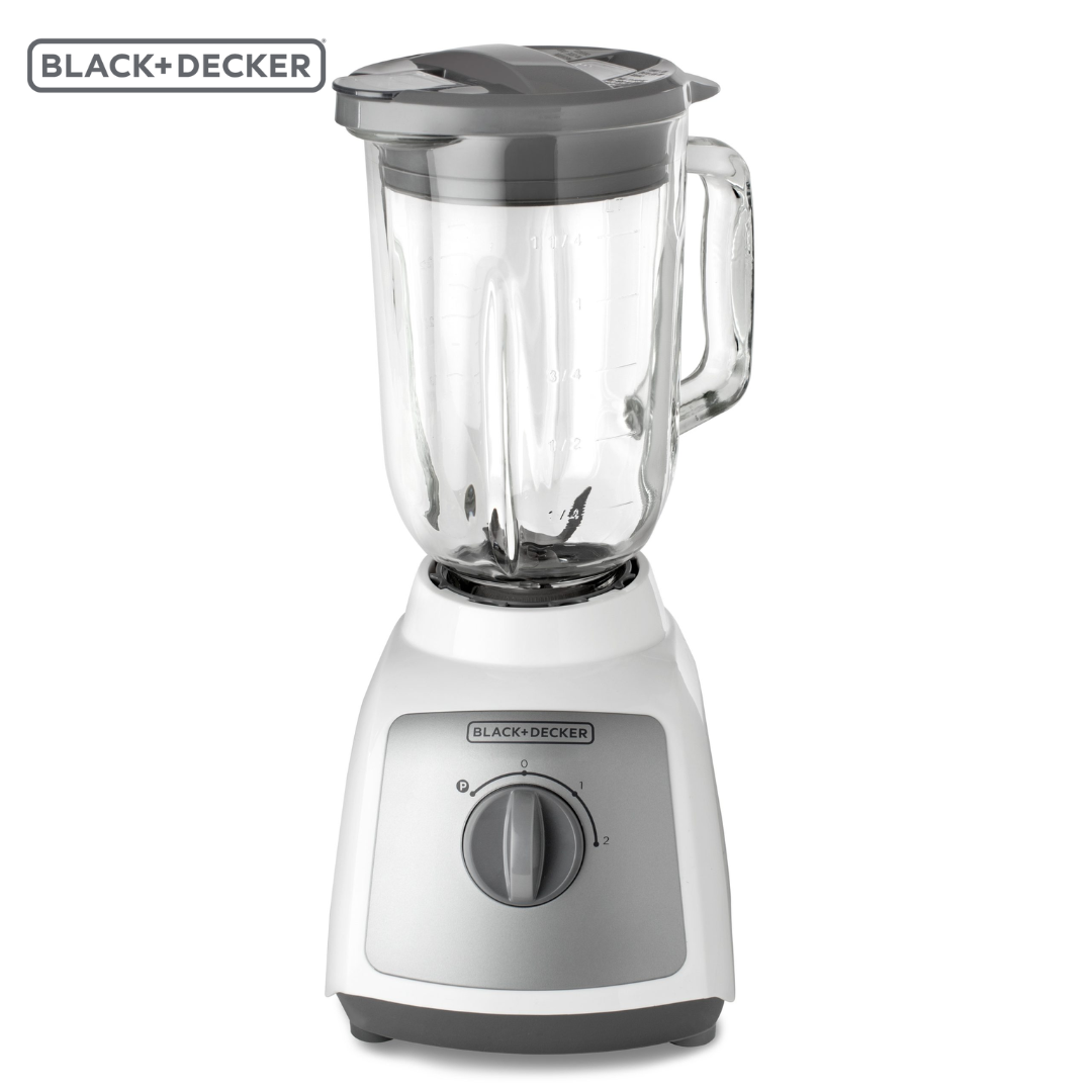 Licuadora DURAPRO Jarra de Vidrio 1.25L 550W Black and Decker BLBD-202GW BLACK + DECKER