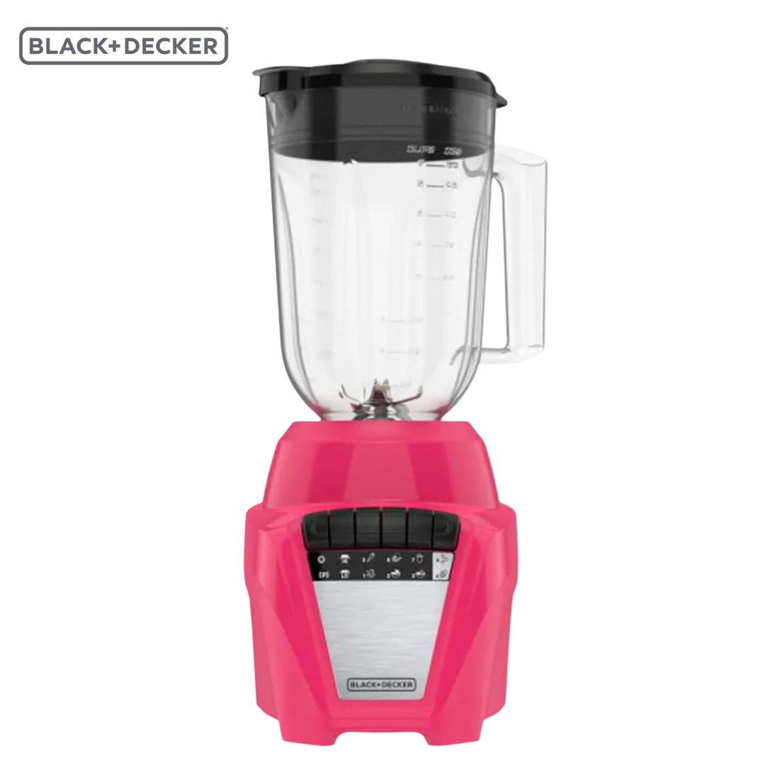Licuadora Jarra Plástica 1.65LT 700W 8 Velocidades Magenta Black and Decker BL0877-1PDLA BLACK + DECKER
