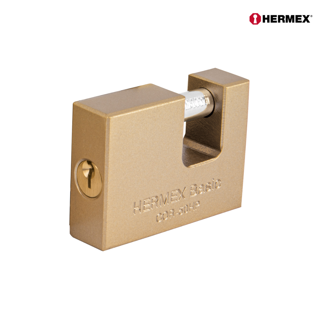 Candado Antipalanca 50mm Cuerpo de Hierro Hermex 22515 COR-50HP Hermex