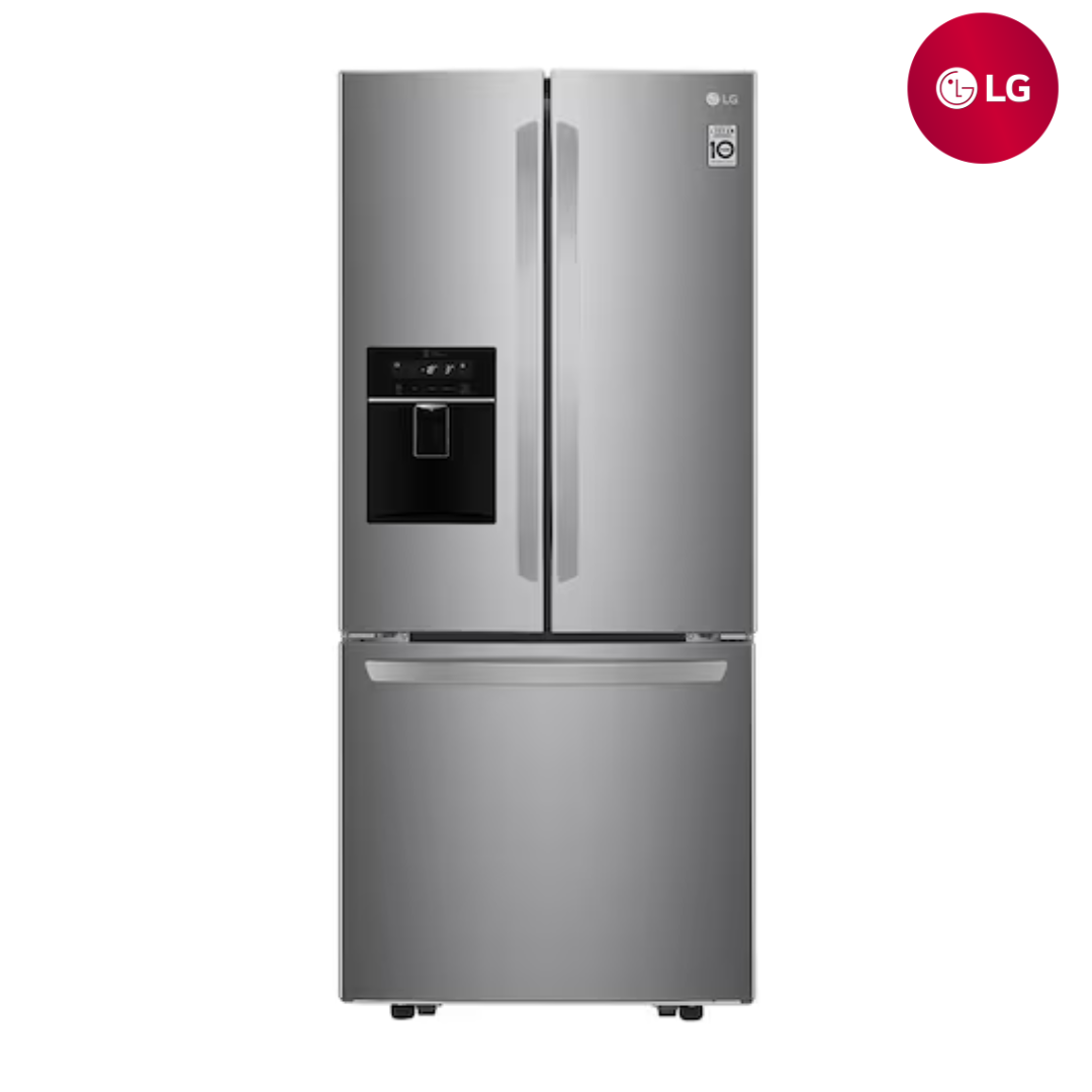 Refrigeradora French Door 22p3 Inverter Multi Air Flow Moist Balance Crisper Smart Diagnosis con Dispensador de Agua LG LM22SGPK