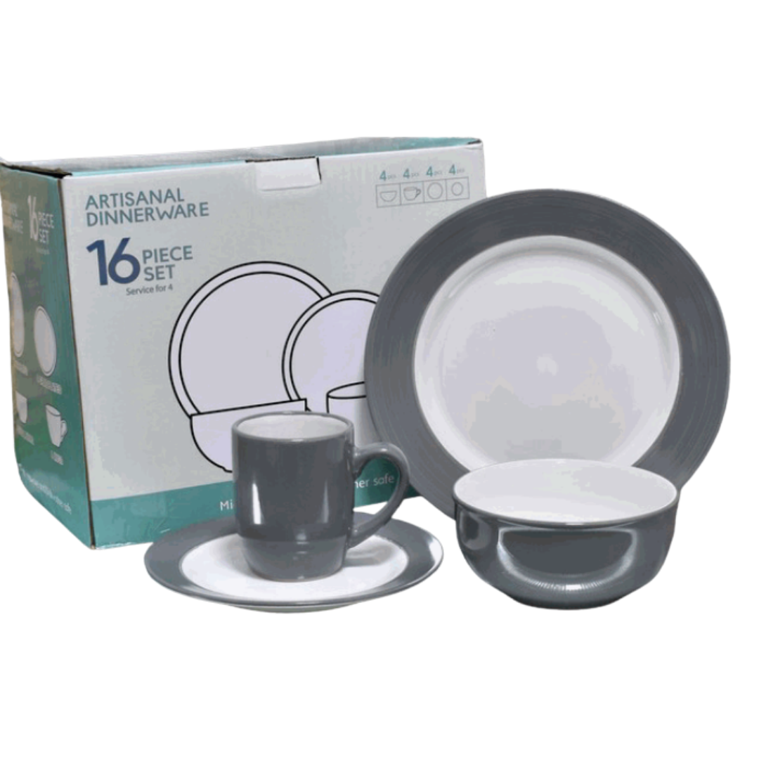 Set de 16 Vajillas de Porcelana ST-5016 Selecto