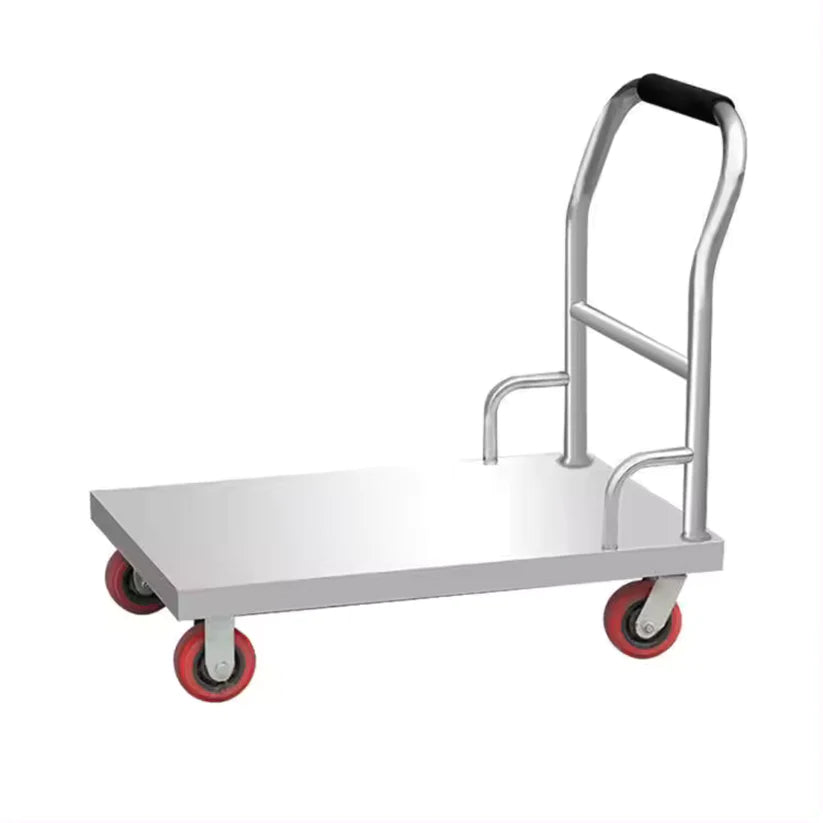Carretilla de Plataforma de Acero Inoxidable de Carga 200-250kg 600*900mm CARR-PLAT Selecto