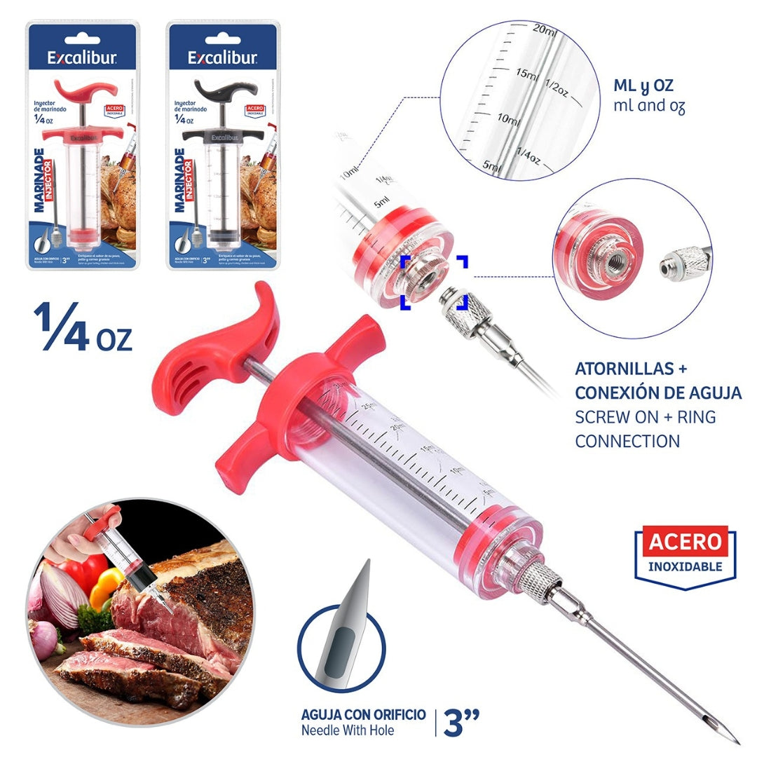 Inyector de Marinado 1/4oz Excalibur A151-KT2203 EXCALIBUR