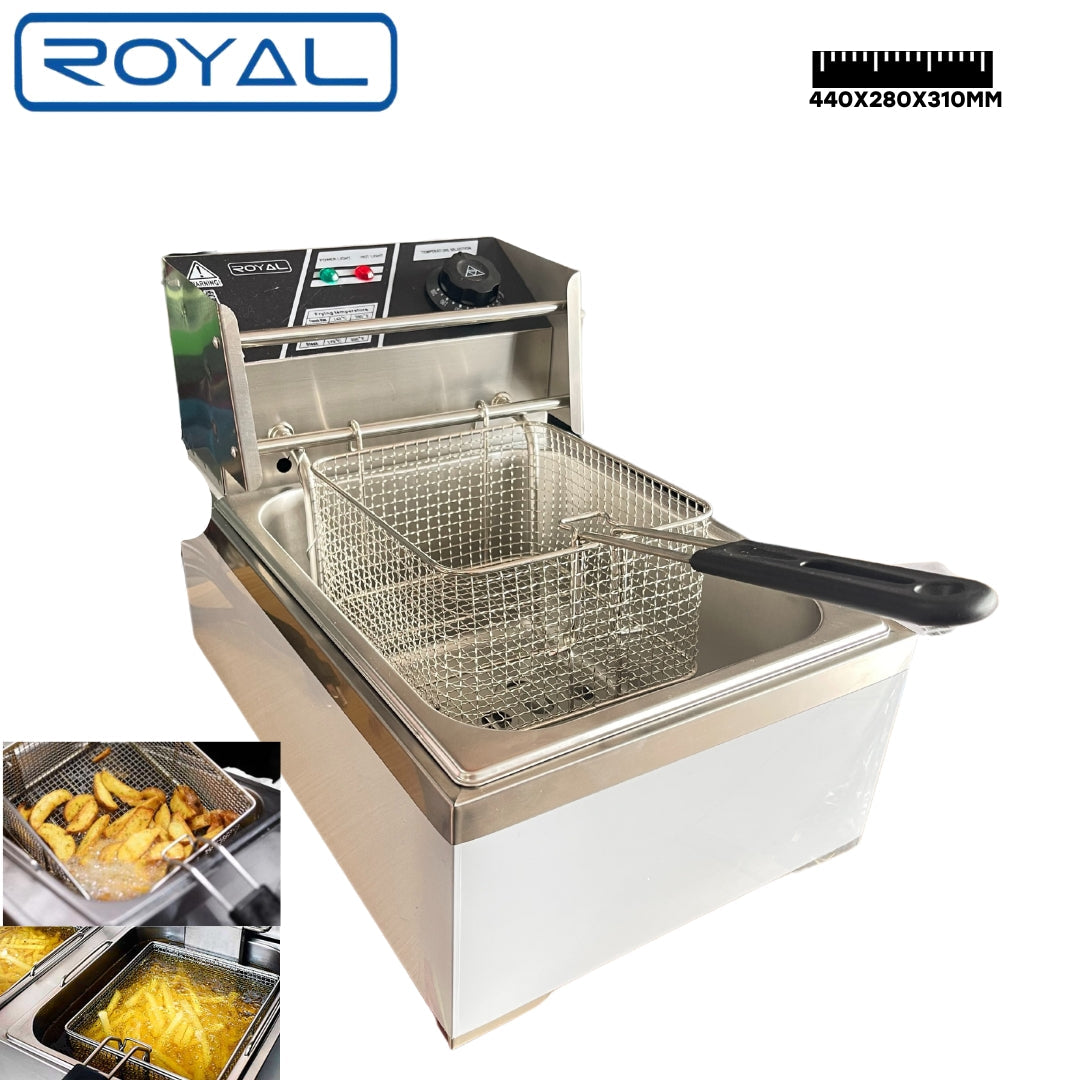 Freidora Eléctrica de 10 Litros Royal RFEA-1000SL ROYAL