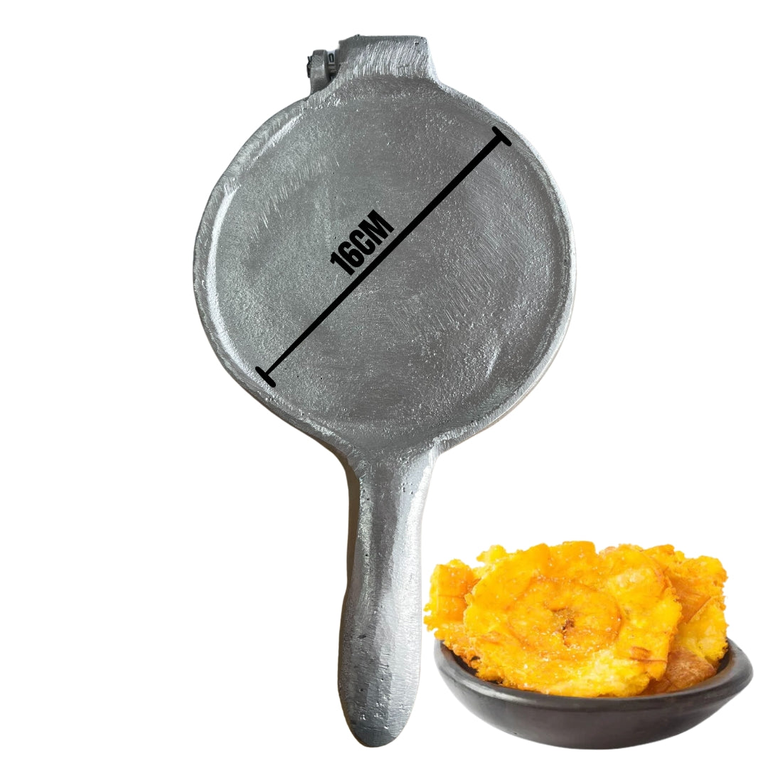 Pataconera Plana de Aluminio Fundido Artesanal 16cm 0289 Selecto