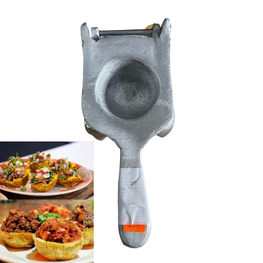 Pataconera de Aluminio Fundido Artesanal Tipo Canasta 10cm 00575 Selecto