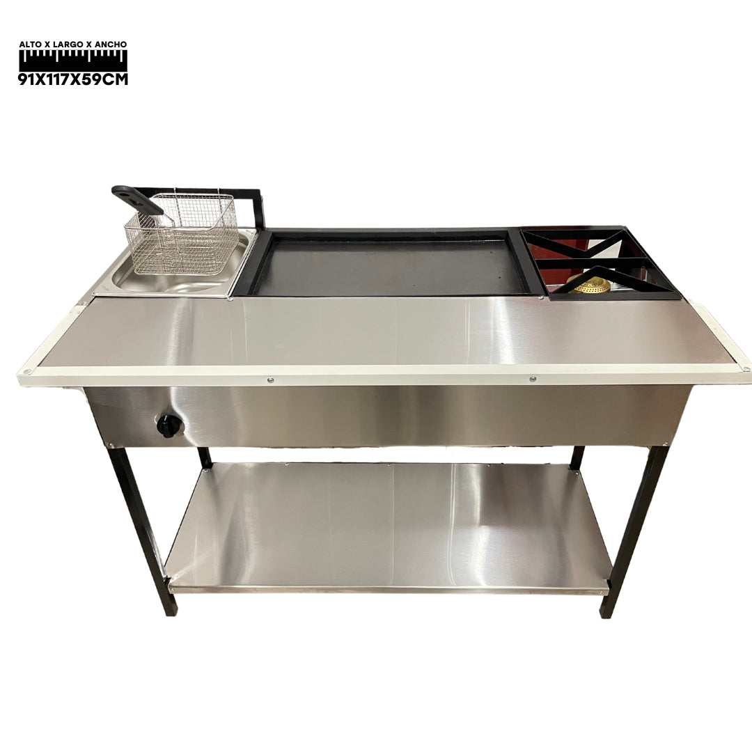 Equipos de Acero Inoxidable e Hierro 3en1 FR-PL-ES