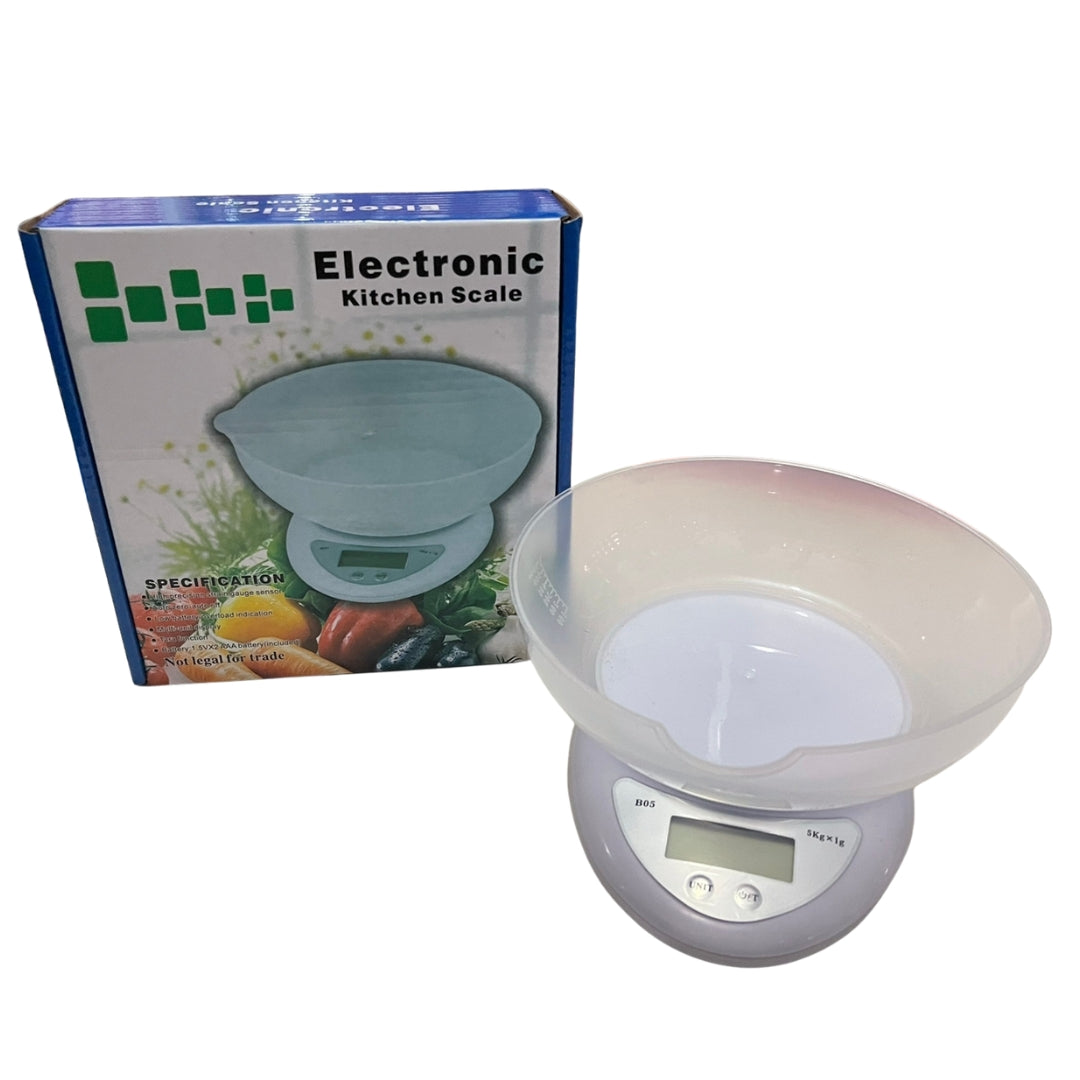 Balanza de Cocina de Onza y Gramos 5kg IU-1909039 Báscula. Pesa.