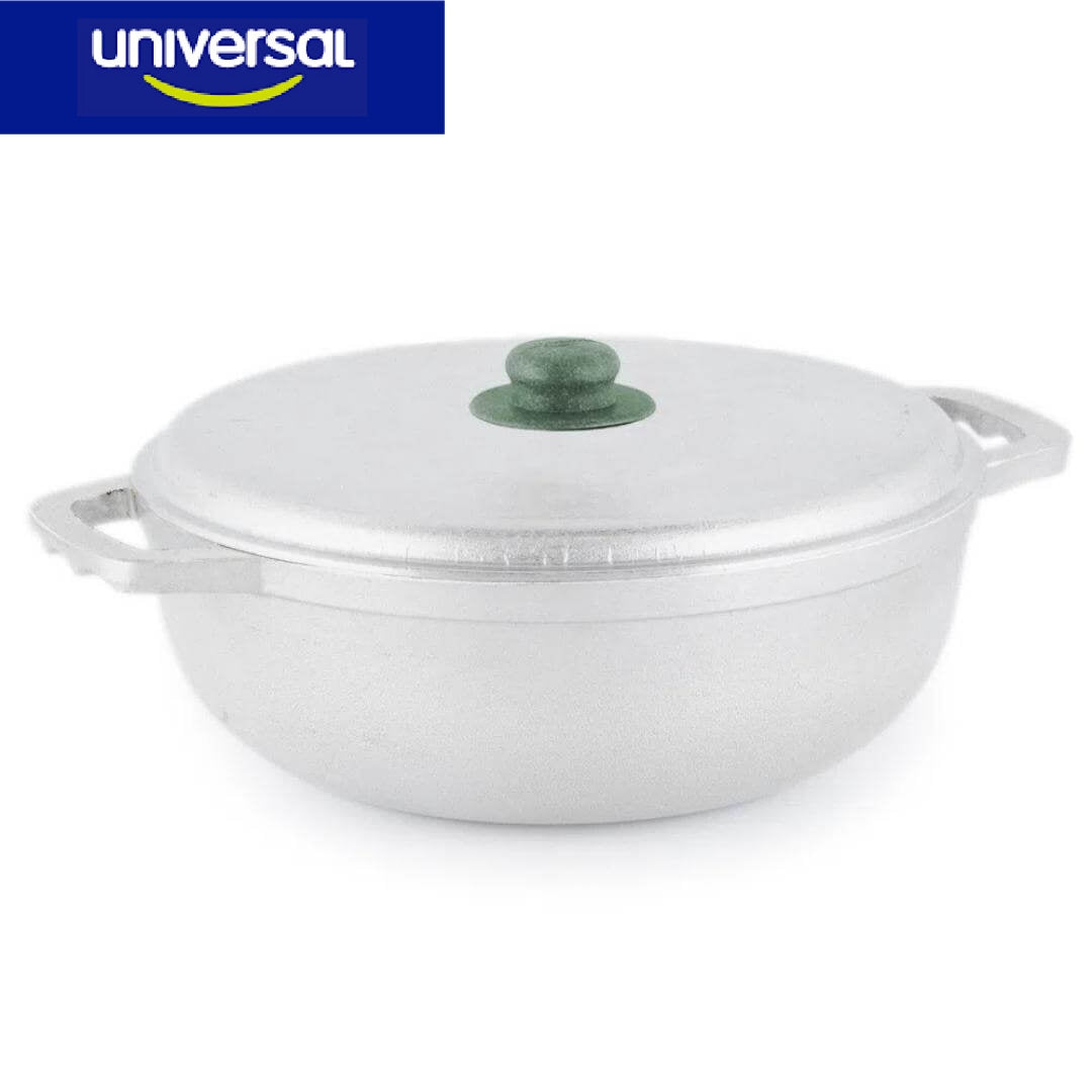 Caldero de Aluminio con Tapa de 11lb/42cm C-760 UNIVERSAL