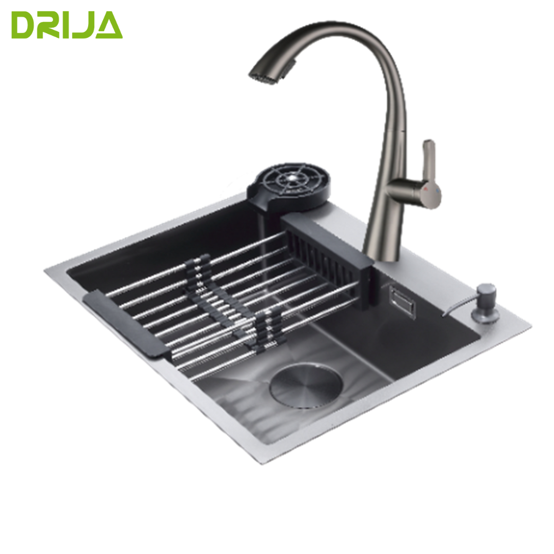 Fregador Bolonia 76 de Acero Inoxidable Satinado 304 Drija DRIJA