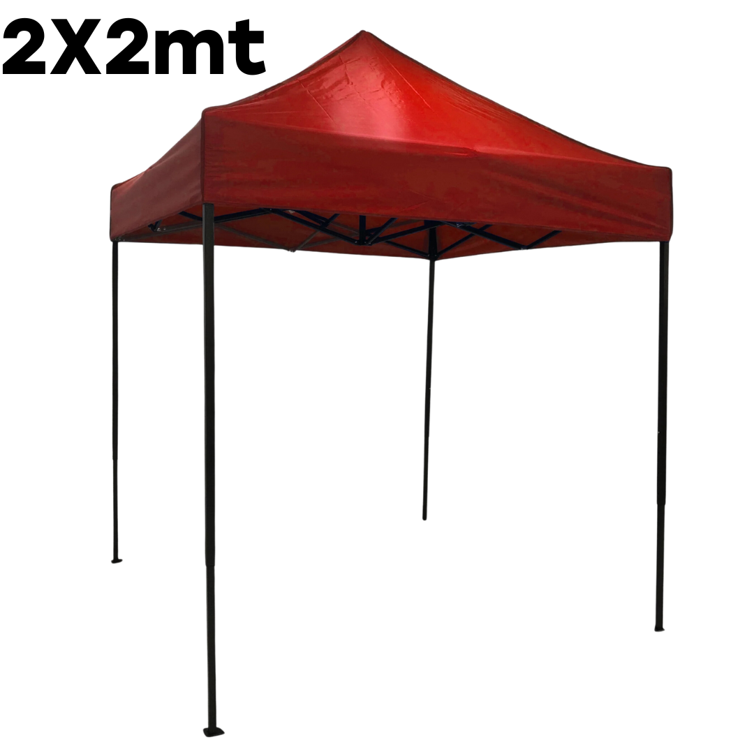 Tolda Plegable 2x2mts Rojo 96-701