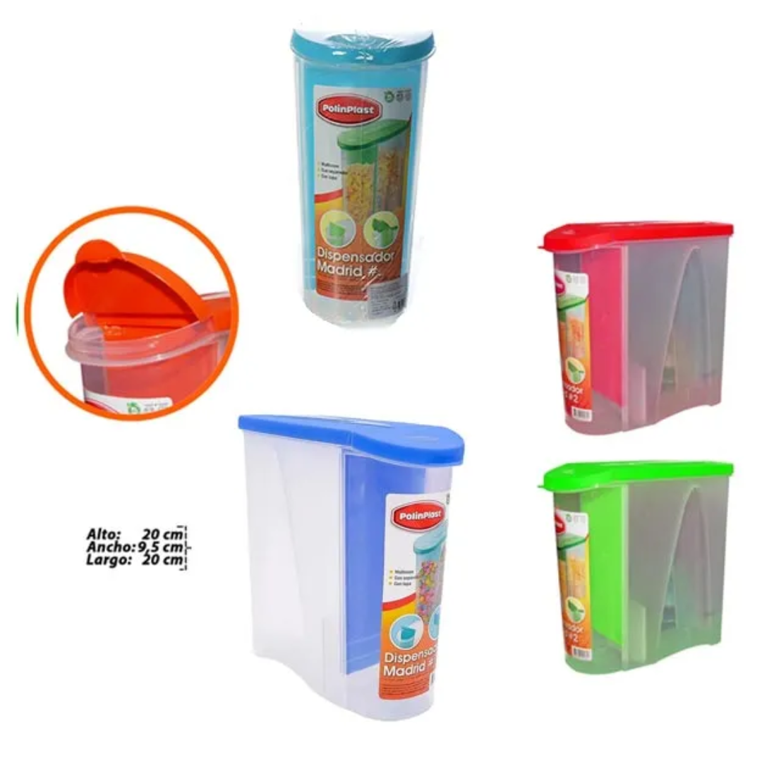 Dispensador de Alimentos de Plástico #3 Polinplast 175-199 POLINPLAST