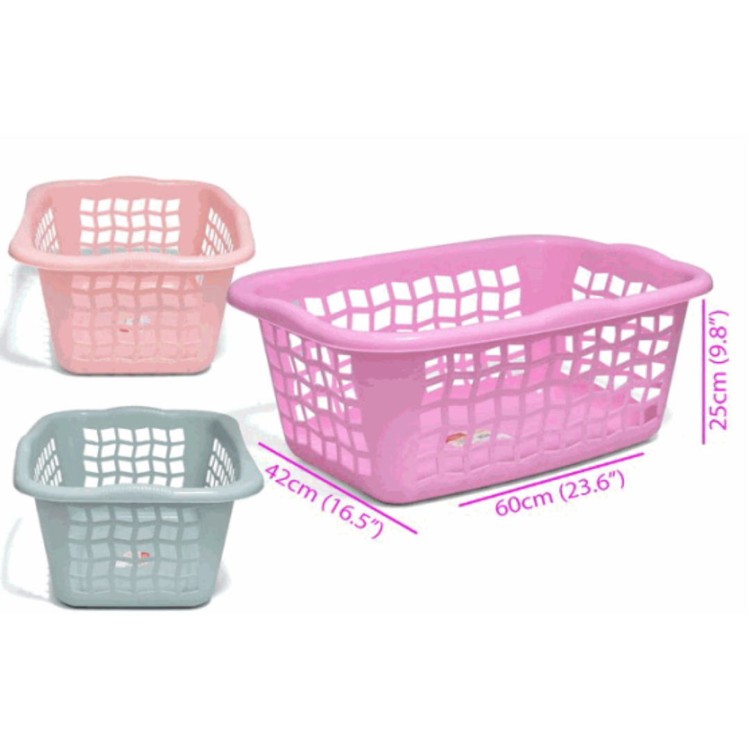 Canasta de Ropa Rectangular Plástica 1440 Selecto