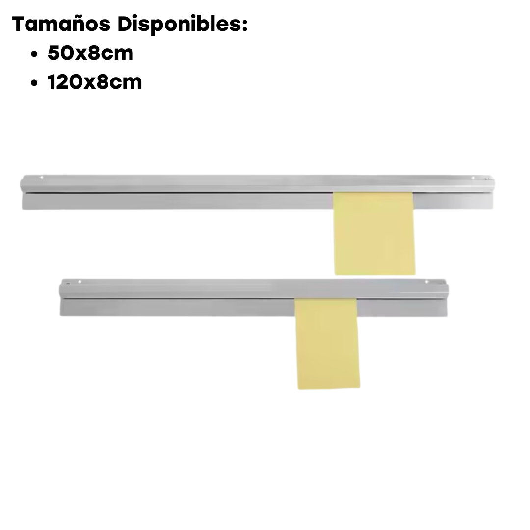 Barras Comanderas de Acero Inoxidable 2 Tamaños Disponibles