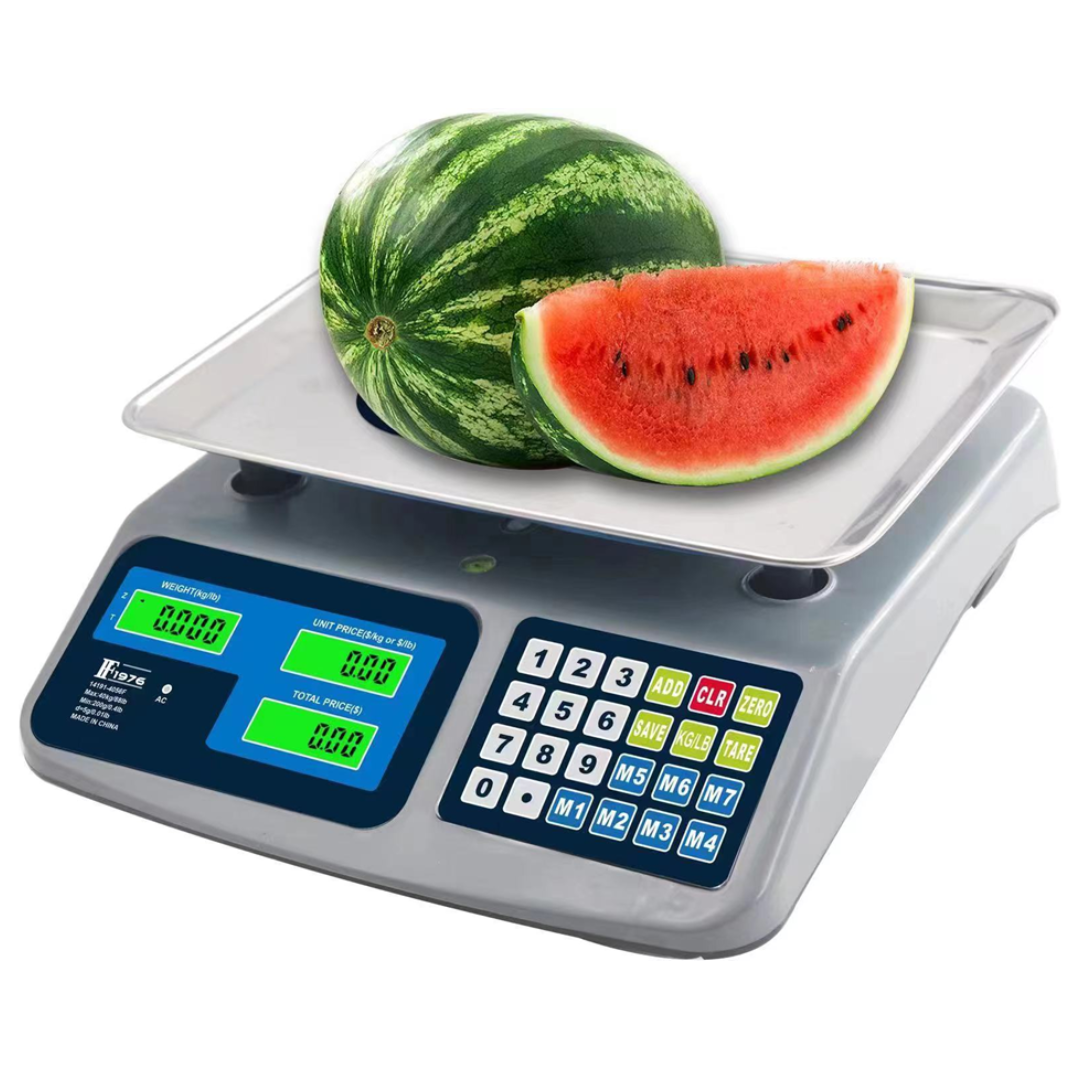 Balanza Recargable de 40kg con Calculadora de Precios F1976 14191-4056F Báscula. Pesa. Selecto
