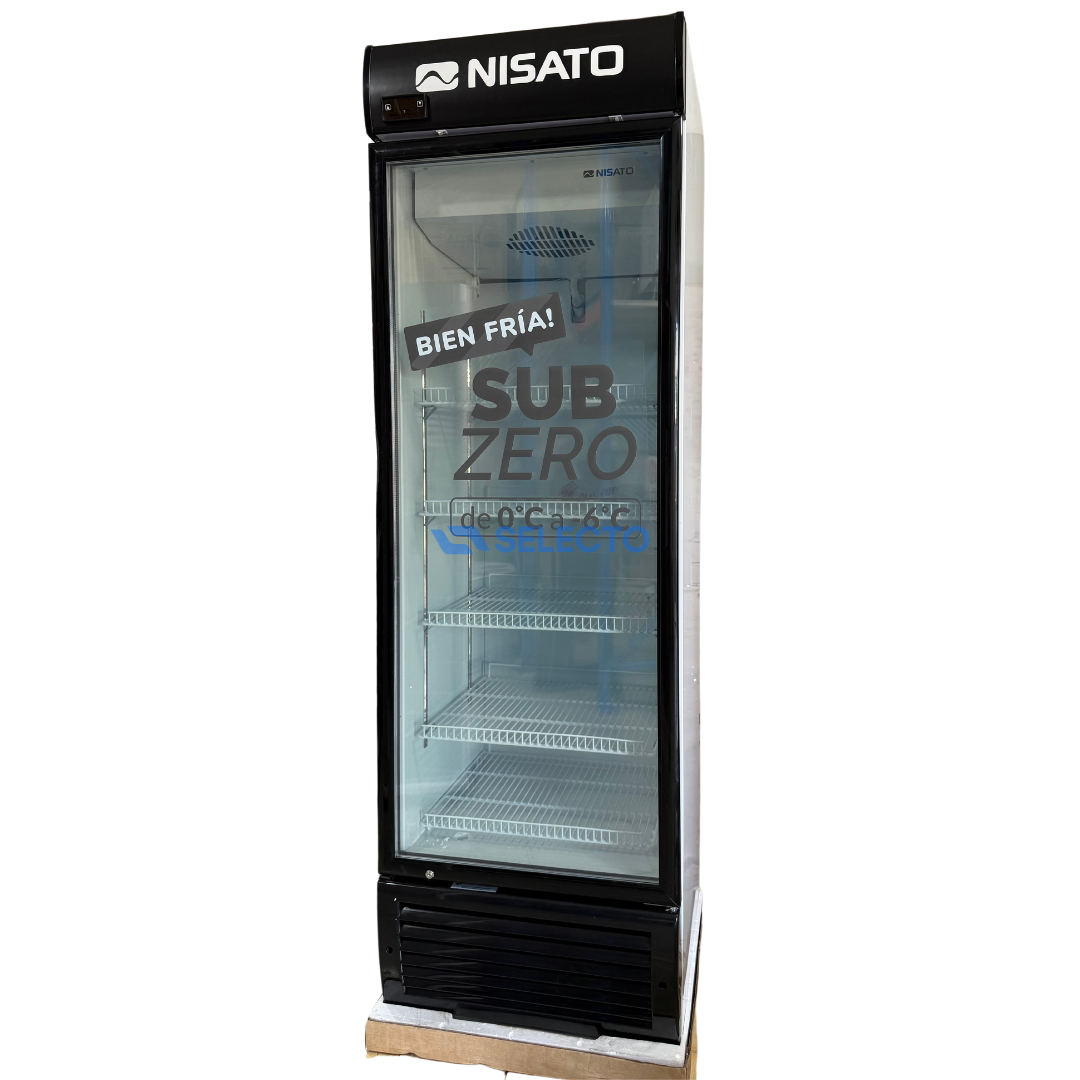 Vitrina Congelador Sub Zero 18P3/450L 0°C a -6°C Nisato NBZ-18SDGX NISATO